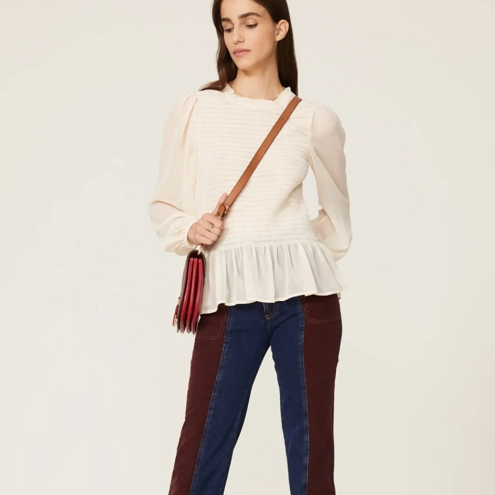 Great Jones Cream Blouse